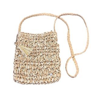 Cappelli by Straworld Crossbody Natural Straw Bag